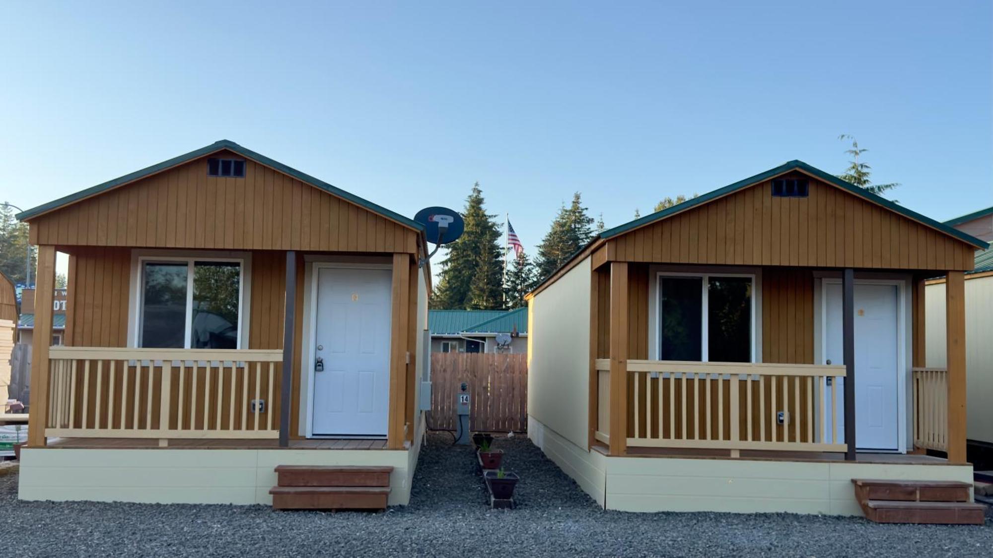 Far West Cabin-Tiny Homes Rental Forks Exteriör bild